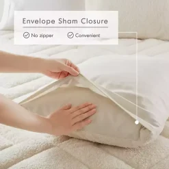 Kirklands Home Comforters|Cream Quilted Teddy 3-pc. King Comforter Set Ivory