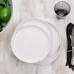 Kirklands Home Dinnerware|Cream Simple Things Salad Plates, Set of 4 Ivory