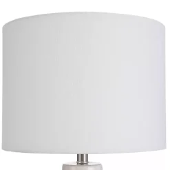 Kirklands Home Table Lamps|Cream Speckled Two Tone Table Lamp White
