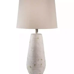 Kirklands Home Table Lamps|Cream Textured Maggie Table Lamp Tan