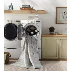 Kirklands Home Area Rugs|Cream Traditional Washable Area Rug, 6x9 Ivory