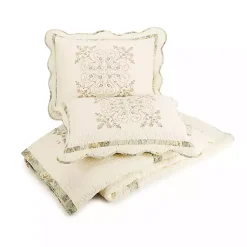Kirklands Home Bedspreads & Coverlets|Cream Vintage Treasure King Bedspread