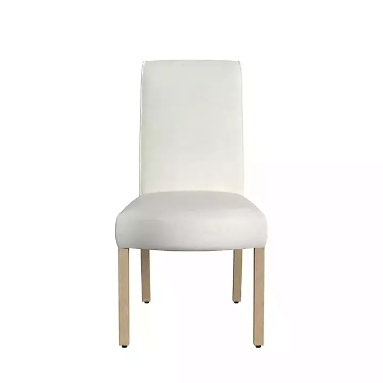 Kirklands Home Dining Chairs|Cream washed Dining Chairs, Set of 2 White