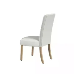 Kirklands Home Dining Chairs|Cream washed Dining Chairs, Set of 2 White
