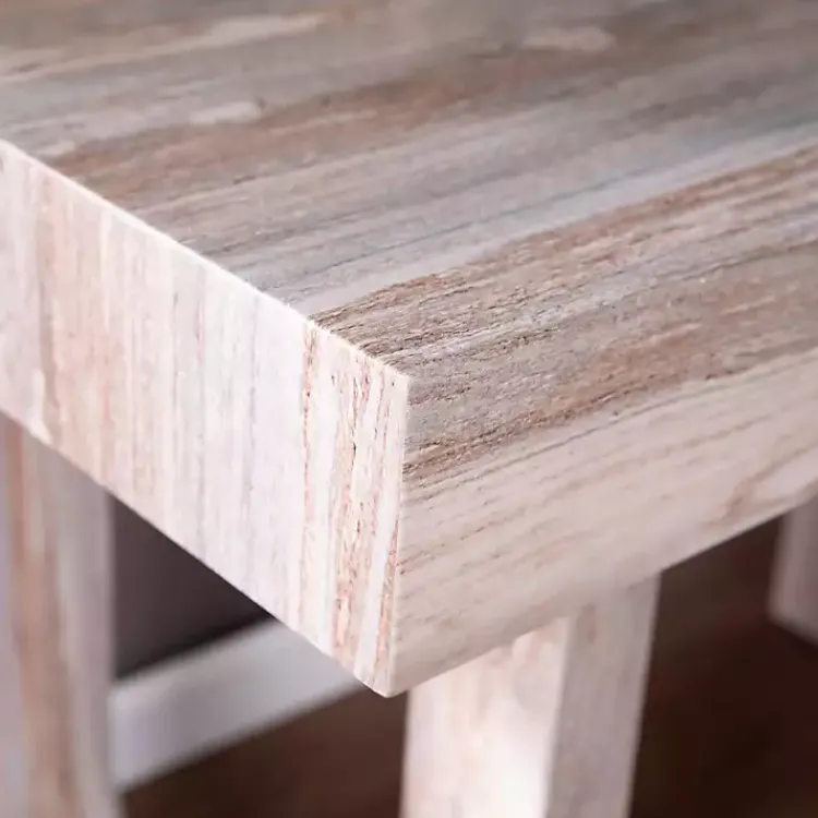 Kirklands Home Office Furniture|Cream Wood Faux Marble Desk