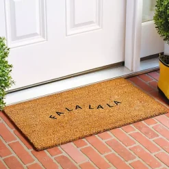 Kirklands Home Doormats|Curvy Fa La La Coir Doormat