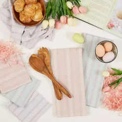 Kirklands Home Kitchen Accessories|Daisy Dobby 6-pc. Dish Towel and Cloth Set