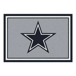 Kirklands Home Area Rugs|Dallas Cowboys Area Rug, 4x6 Gray