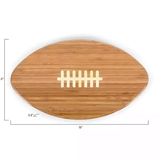 Kirklands Home Serving & Entertaining|Dallas Cowboys Bamboo Football Cutting Board Tan