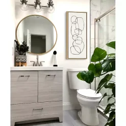 Kirklands Home Canvas Art|Dancing Circles Framed Canvas Art Print