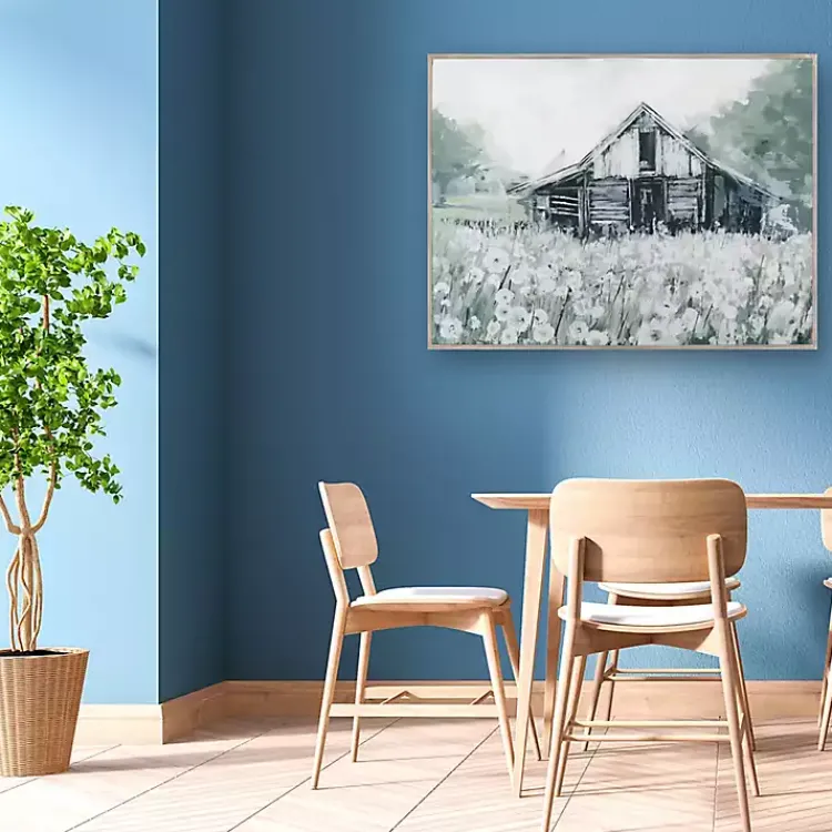 Kirklands Home Canvas Art|Dandelion Barn Framed Canvas Art Print Multi