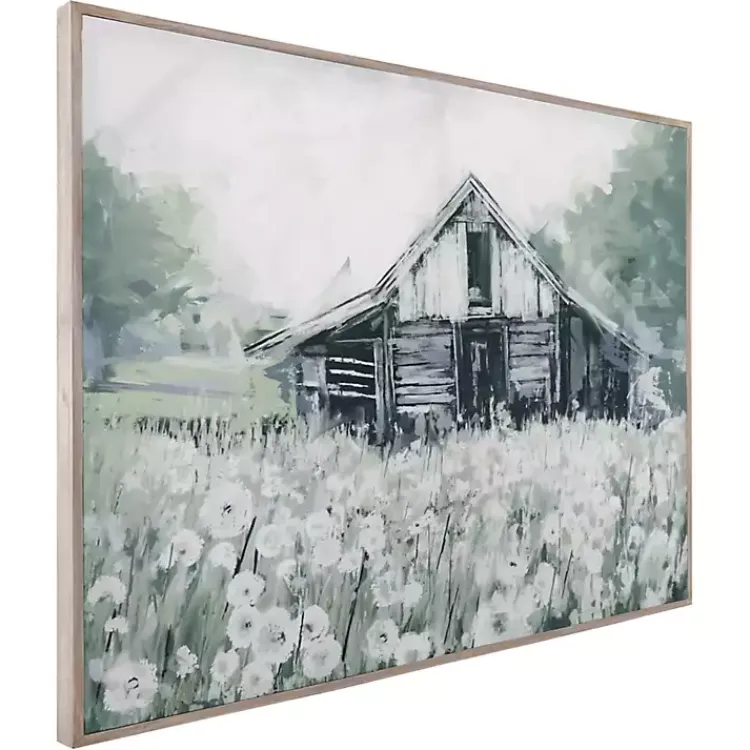 Kirklands Home Canvas Art|Dandelion Barn Framed Canvas Art Print Multi