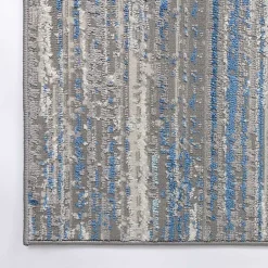 Kirklands Home Area Rugs|Dark Blue Claire Modern Area Rug, 7x10