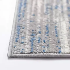 Kirklands Home Area Rugs|Dark Blue Claire Modern Runner, 2x8