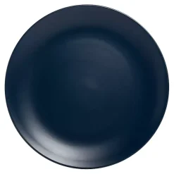 Kirklands Home Dinnerware|Dark Classic Coupe Dinner Plates, Set of 6 Blue