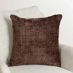 New Dark Chenille Textured Pillow Pillows