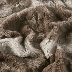 Hot Dark Faux Fur Oversized Throw Blanket Blankets & Throws