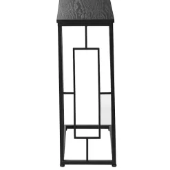 Kirklands Home Accent & End Tables|Dark Metal C-Shaped Accent Table Brown