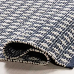 Kirklands Home Area Rugs|Dark Gray and Ivory Dainty Diamond Area Rug, 8x10