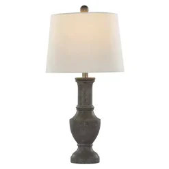 Kirklands Home Table Lamps|Dark Gray Chateau Table Lamps, Set of 2 White