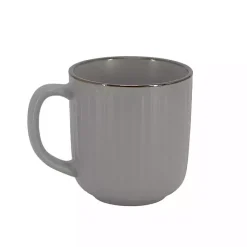 Kirklands Home Dinnerware|Dark Leo Stoneware 16-pc. Dinnerware Set Gray