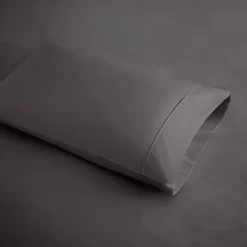 Kirklands Home Bed Sheets|Dark Rich Cooling Cotton Queen Sheet Set Gray