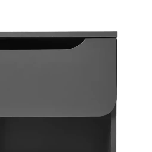 Kirklands Home Nightstands|Dark Stanley Single Drawer Nightstand Gray