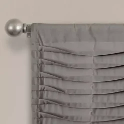 Kirklands Home Curtains & Drapes|Dark Wave Pattern Valance Gray