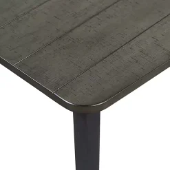 Kirklands Home Dining Tables|Dark Wood and Metal Dining Table Gray