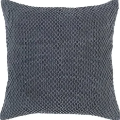 New Dark Woven Nubby Pillow Pillows