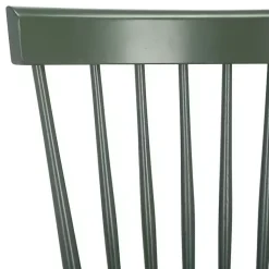 Kirklands Home Dining Chairs|Dark Parker Spindle Dining Chairs, Set of 2 Green