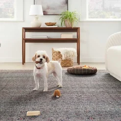 Kirklands Home Area Rugs|Dark Vintage Floral Washable Area Rug, 5x7 Gray