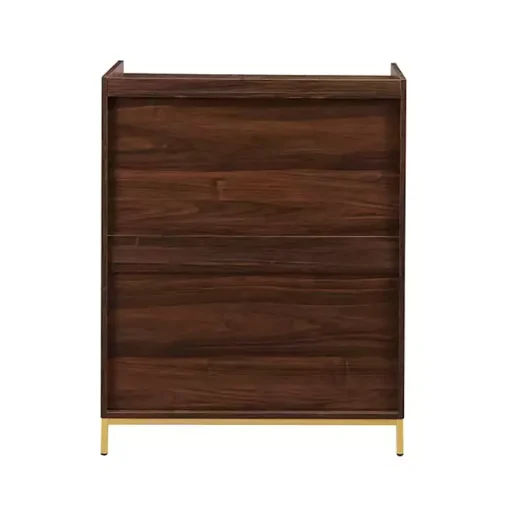 Kirklands Home Cabinets & Sideboards|Dark Walnut Capri 6-Bottle Cubby Cabinet Brown