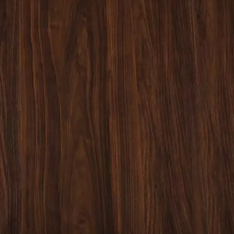 Kirklands Home Coffee Tables|Dark Walnut Grooved Side Panel Coffee Table Brown