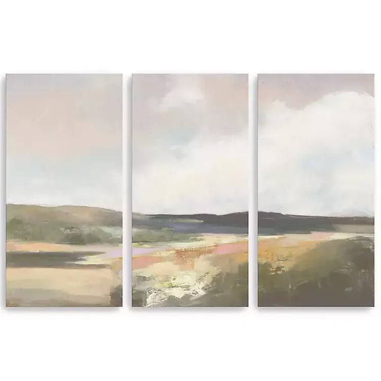 Kirklands Home Canvas Art|Dawn by the Water Canvas Art Prints, Set of 3 Multi
