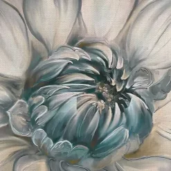 Kirklands Home Canvas Art|Daytime Blue Dahlia Canvas Art Prints, Set of 2