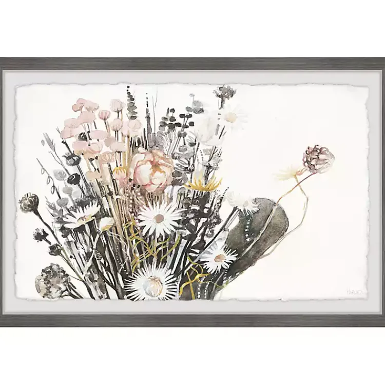 Kirklands Home Framed Art|Deckled Flowering Bundle Framed Art Print