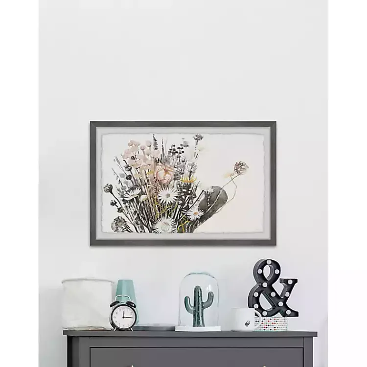 Kirklands Home Framed Art|Deckled Flowering Bundle Framed Art Print