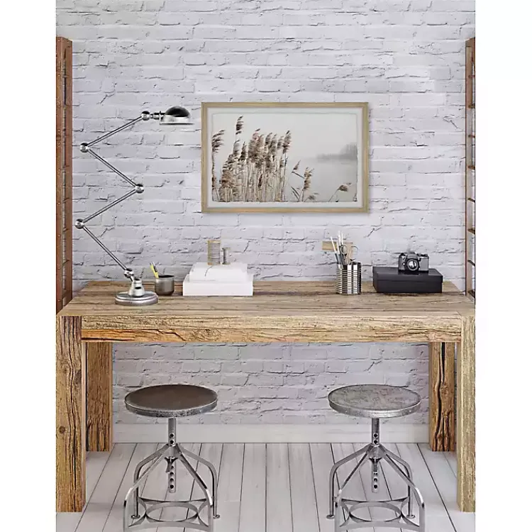 Kirklands Home Framed Art|Deckled Lakeside Grass Framed Art Print