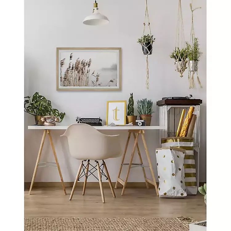 Kirklands Home Framed Art|Deckled Lakeside Grass Framed Art Print