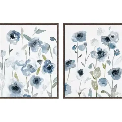 Kirklands Home Canvas Art|Deep in Blue I & II Canvas Art Prints, Set of 2