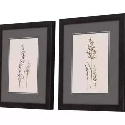 Kirklands Home Framed Art|Delicate Stems Framed Art Prints, Set of 2
