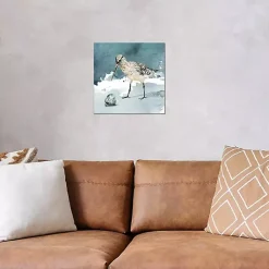 Kirklands Home Canvas Art|Delray Sandpiper Canvas Art Print Blue