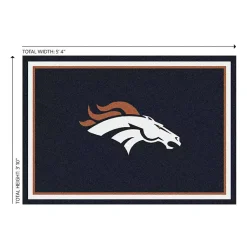 Kirklands Home Area Rugs|Denver Broncos Area Rug, 4x6 Blue