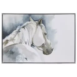 Kirklands Home Canvas Art|Derby Hand Embellished Horse Framed Canvas Print