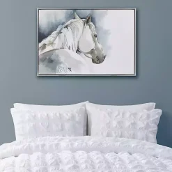 Kirklands Home Canvas Art|Derby Hand Embellished Horse Framed Canvas Print
