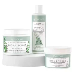 Kirklands Home Bathroom Accessories|Destress Bath Bundle Gift Set Green