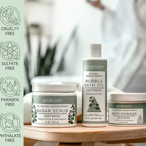 Kirklands Home Bathroom Accessories|Destress Bath Bundle Gift Set Green