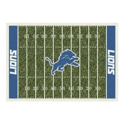 Kirklands Home Area Rugs|Detroit Lions Home Field Area Rug, 6x8 Blue
