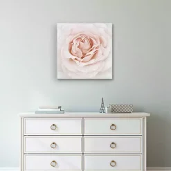 Kirklands Home Canvas Art|Dewdrop Rose Canvas Art Print Pink